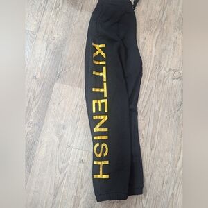 Jesse James Black Gold Kittenish Sweatpants Size Large